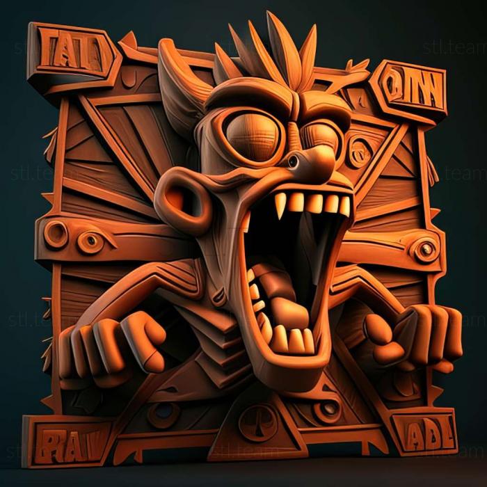 3D model Crash Bandicoot 4 Its About Time game (STL)